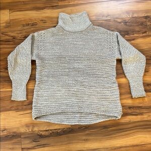 Cozy Gray Turtleneck Sweater